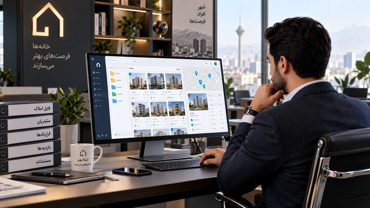 فرایند بازاریابی و پیگیری مشتریان املاک